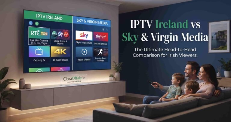 IPTV Ireland vs Sky and Virgin Media cost comparison for Irish homes 2026